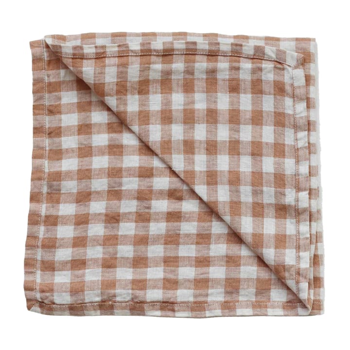 Gingham ternet viskestykke 70x50 cm - Biscuit - Tell Me More