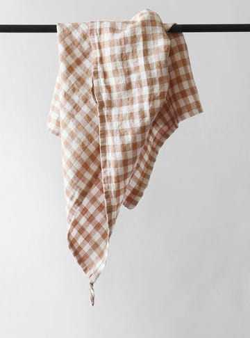 Gingham ternet viskestykke 70x50 cm - Biscuit - Tell Me More