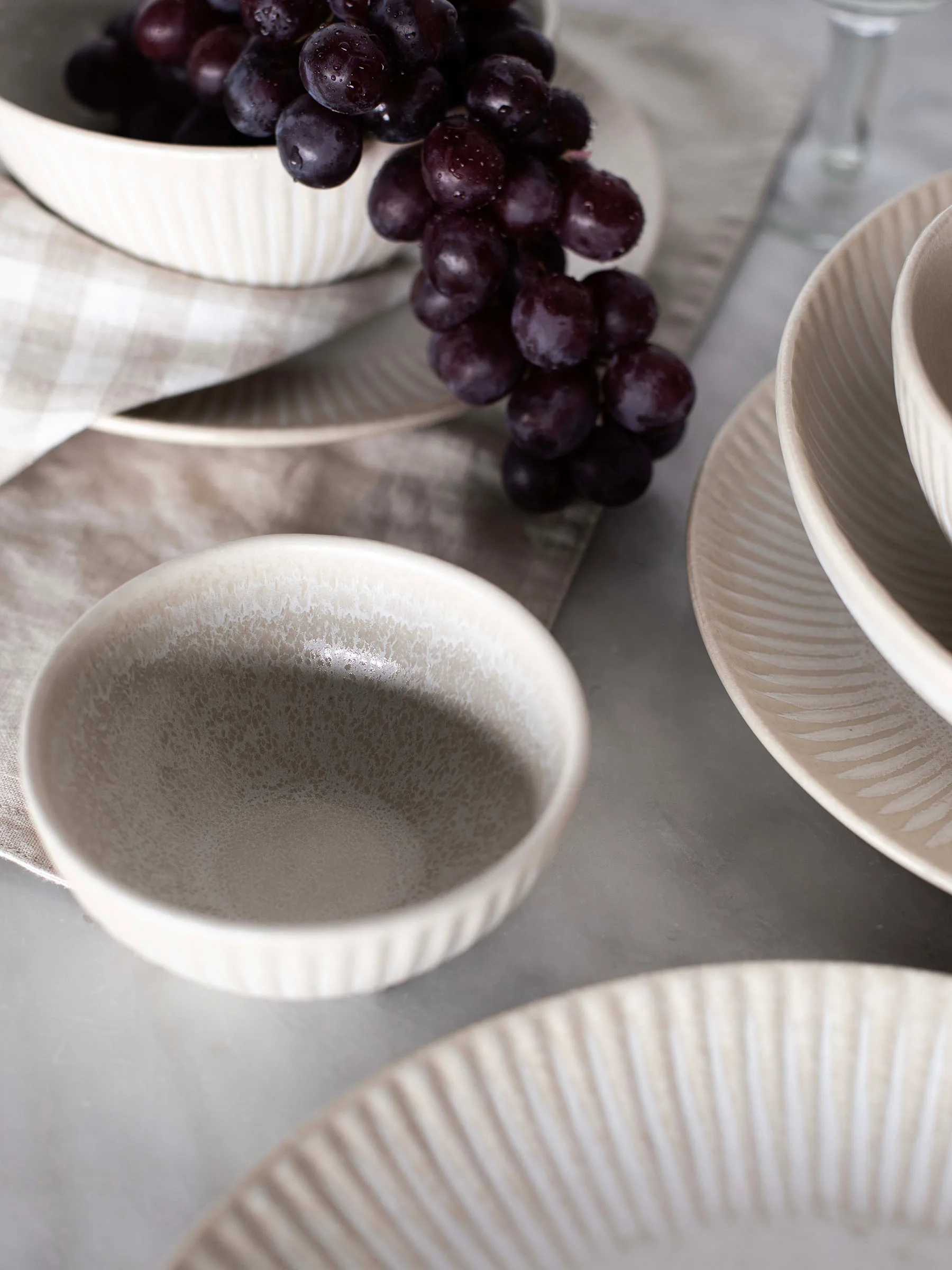 Granada skål mini Ø11 cm, Cremehvid-beige Tell Me More