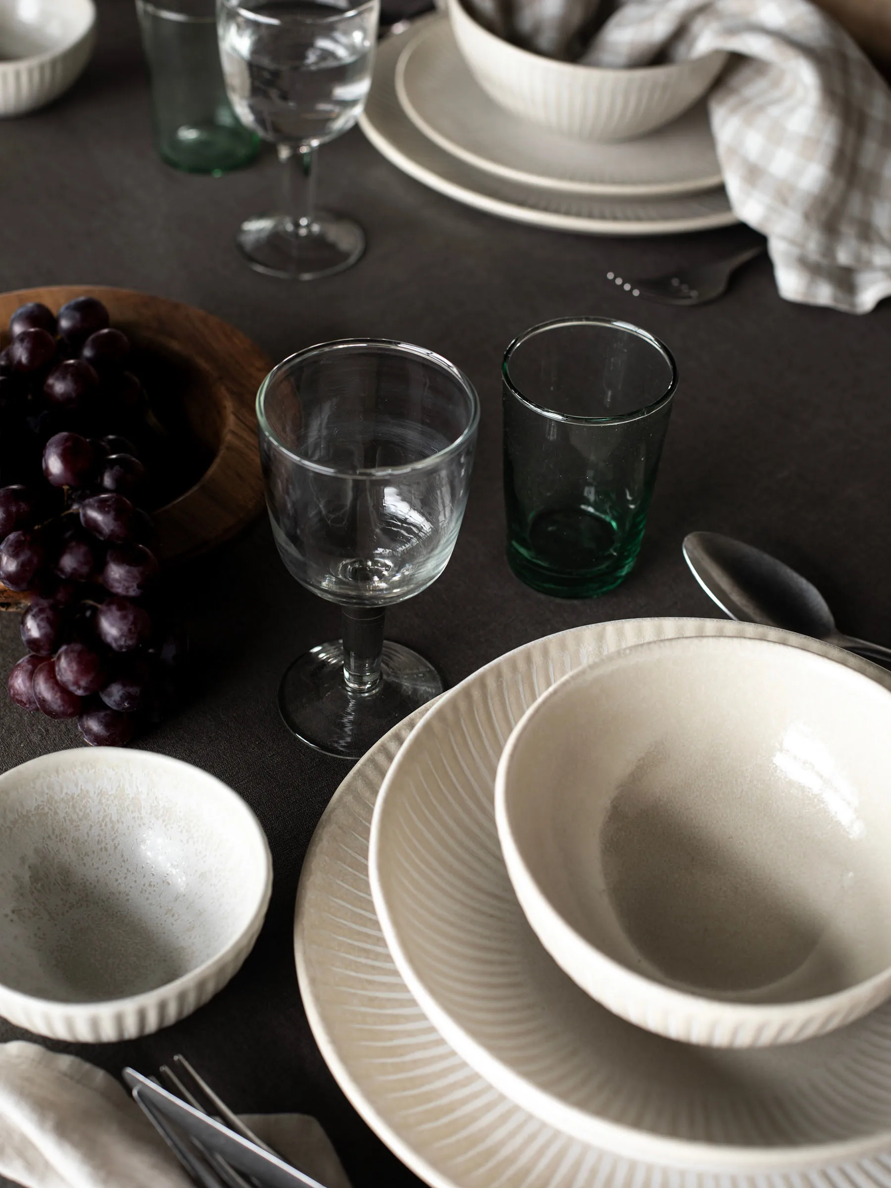 Granada skål small Ø15,5 cm, Cremehvid-beige Tell Me More