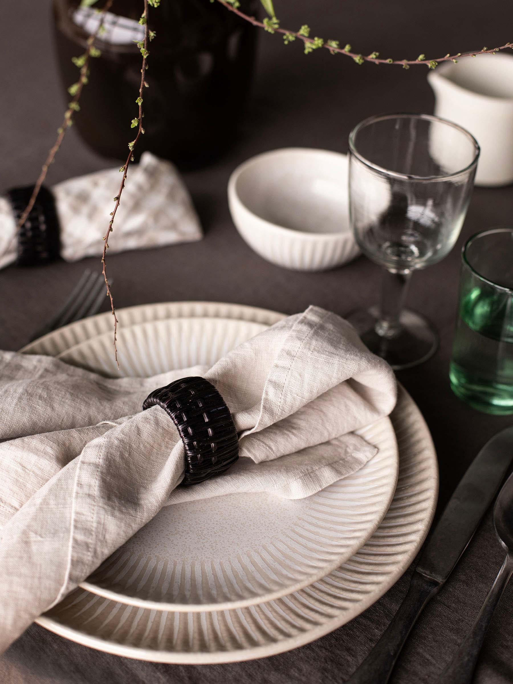 Granada tallerken Ø22 cm, Cremehvid-beige Tell Me More