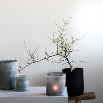 Hero krukke cylinder Ø19 cm - Sort - Tell Me More