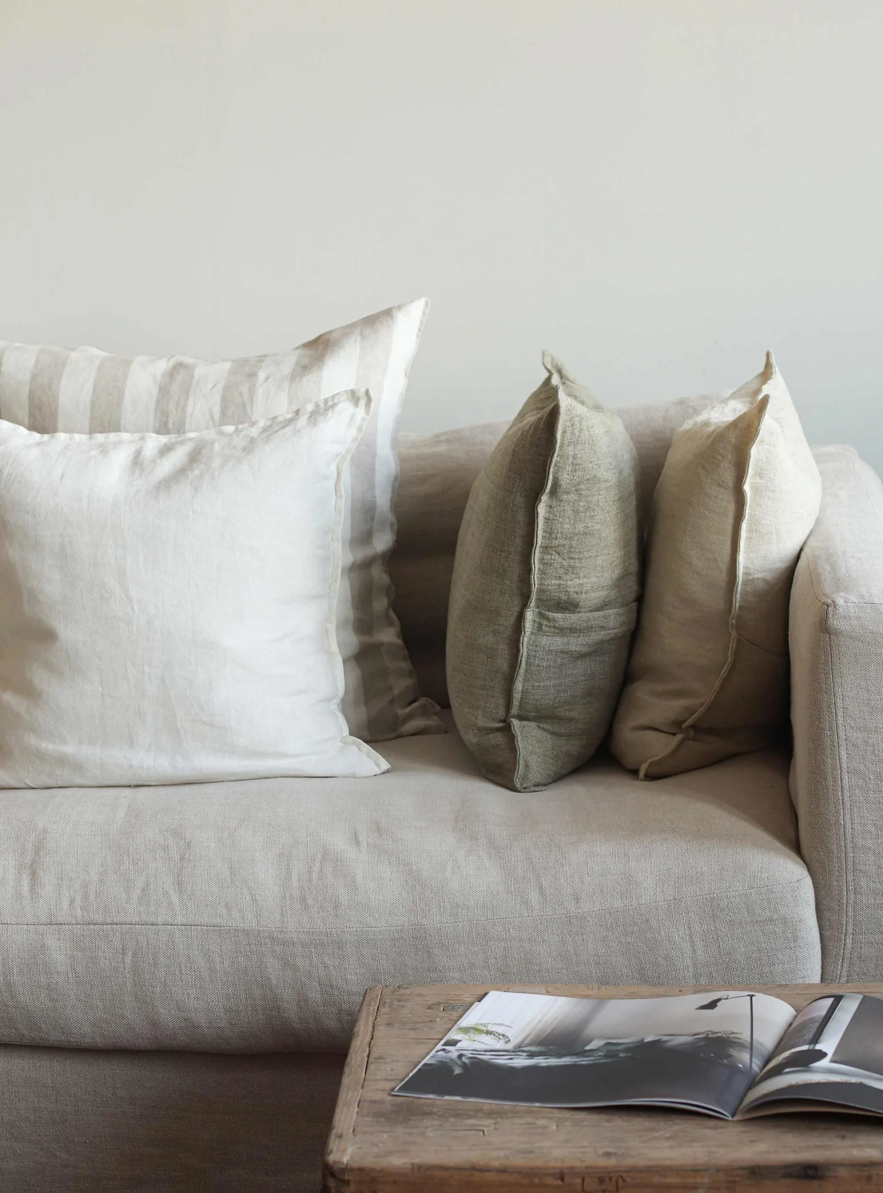 Holte pudebetræk 60x60 cm, Sand Tell Me More