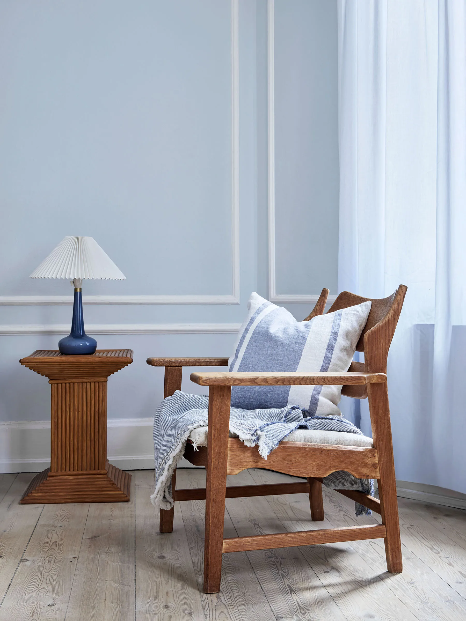 Jules pudebetræk, Blue stripe, 50x50 cm Tell Me More