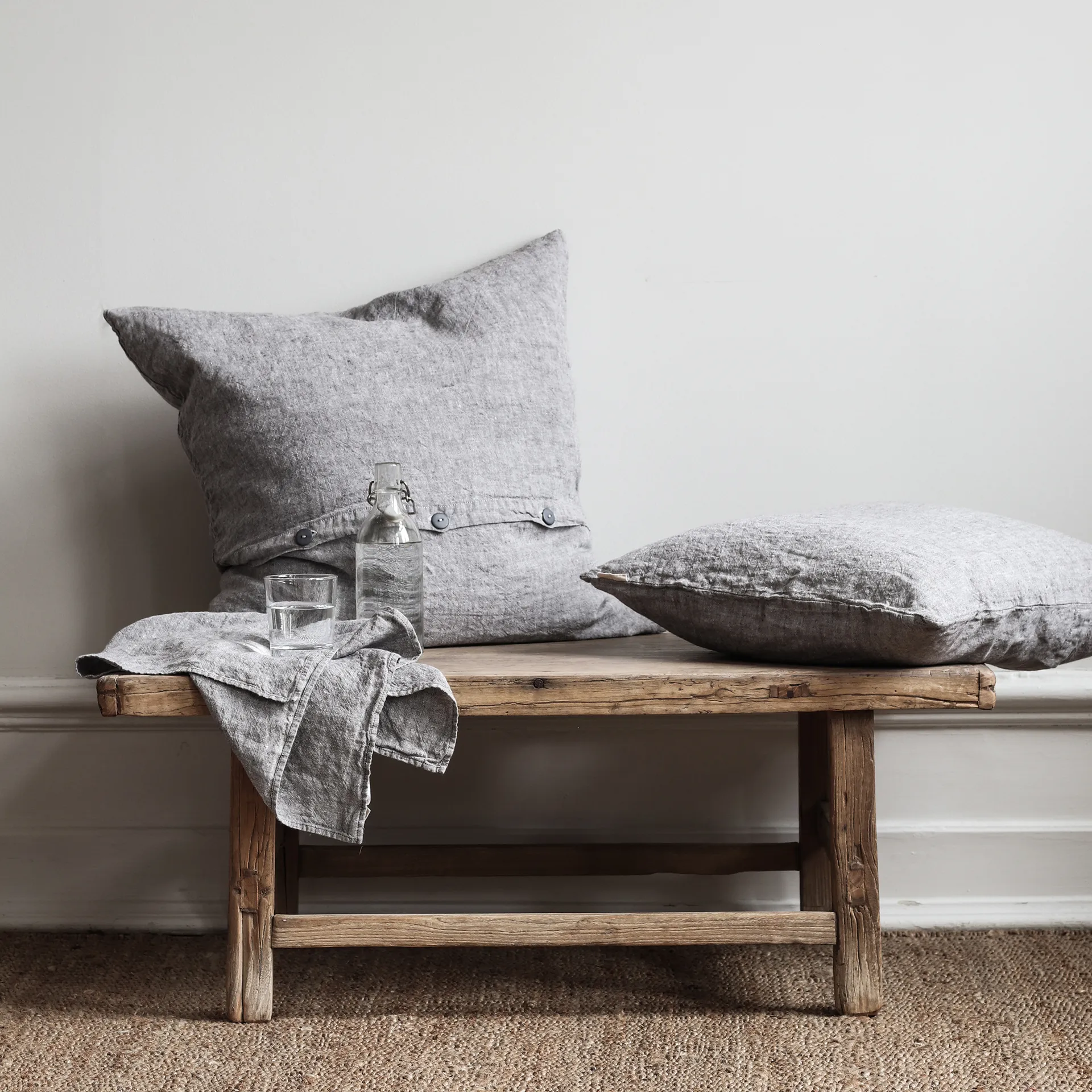 Julian viskestykke 57x80 cm, Grå Tell Me More