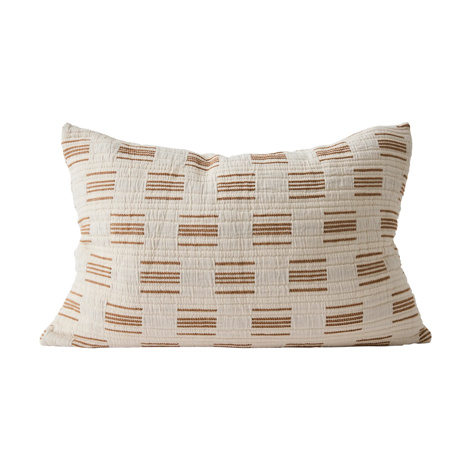 Julien pudebetræk 40x60 cm, Off-white-rustrød Tell Me More