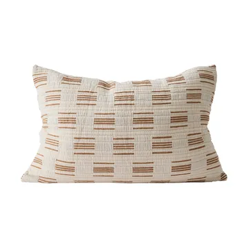 Julien pudebetræk 40x60 cm - Off-white-rustrød - Tell Me More