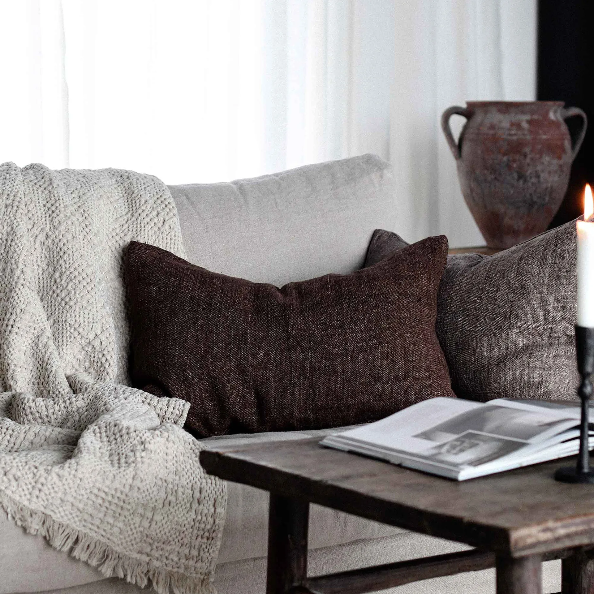 Margaux pudebetræk 40x60 cm, Ash  Tell Me More