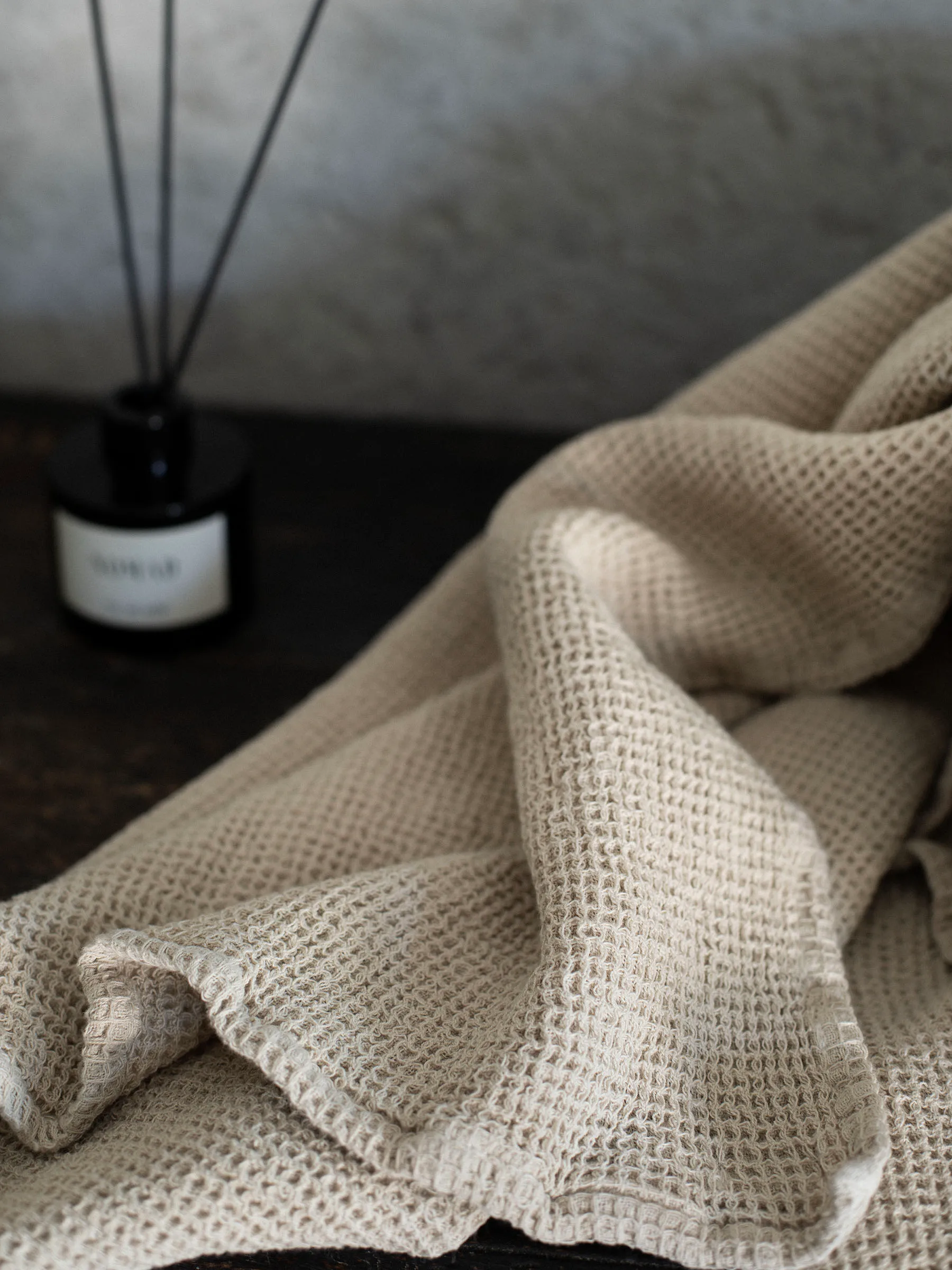 Nella badehåndklæde 70x140 cm, Beige Tell Me More