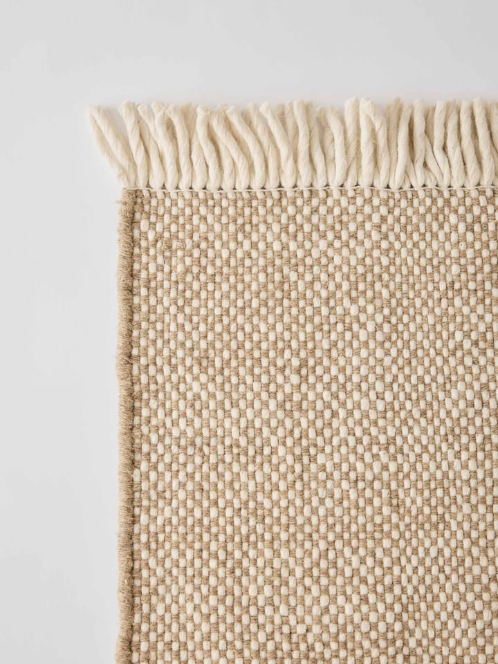 Nelson uldmåtte, Beige-offwhite, 200x300 cm Tell Me More