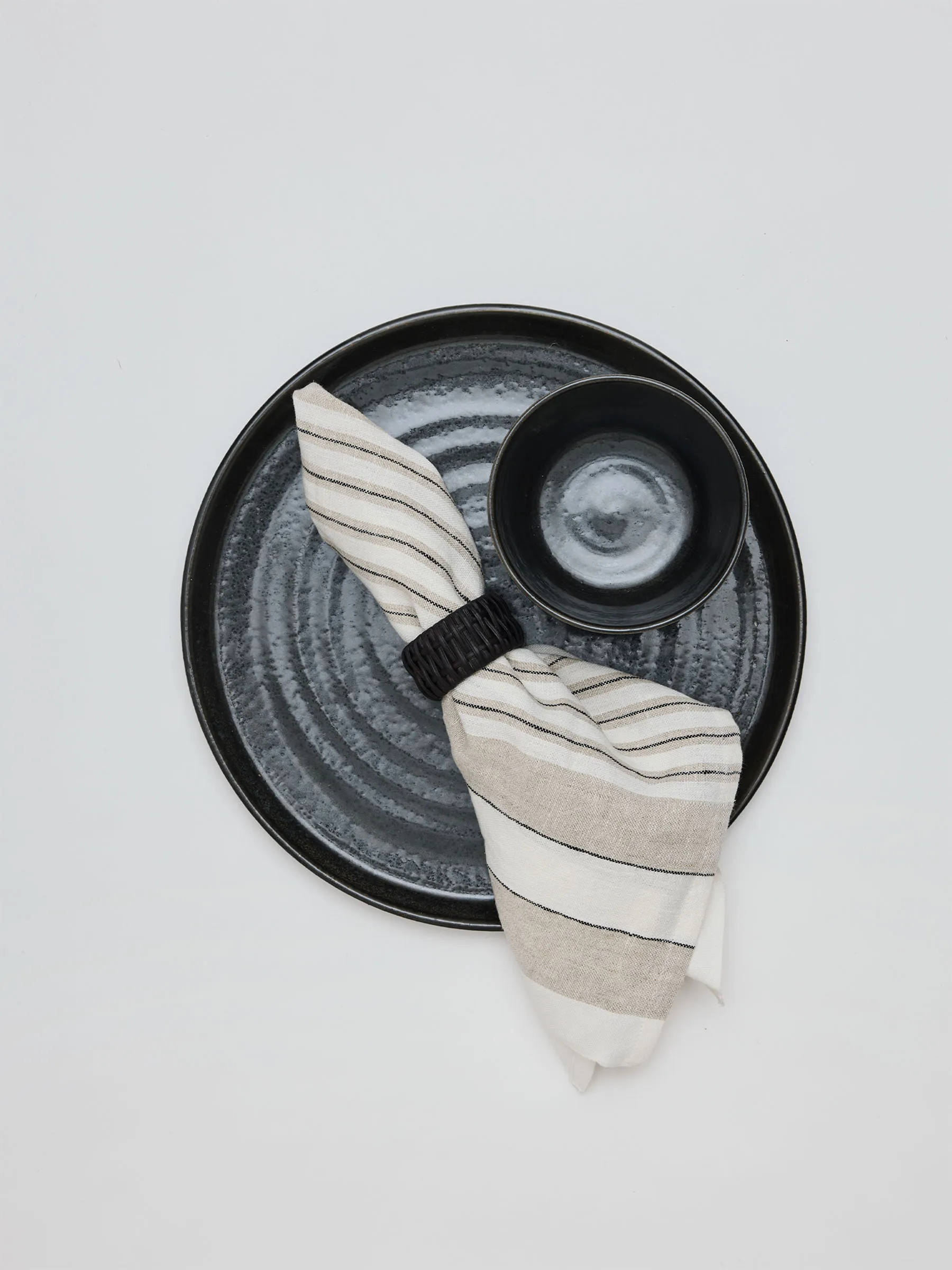 Noah linnedserviet 50x50 cm, Beige stripe Tell Me More