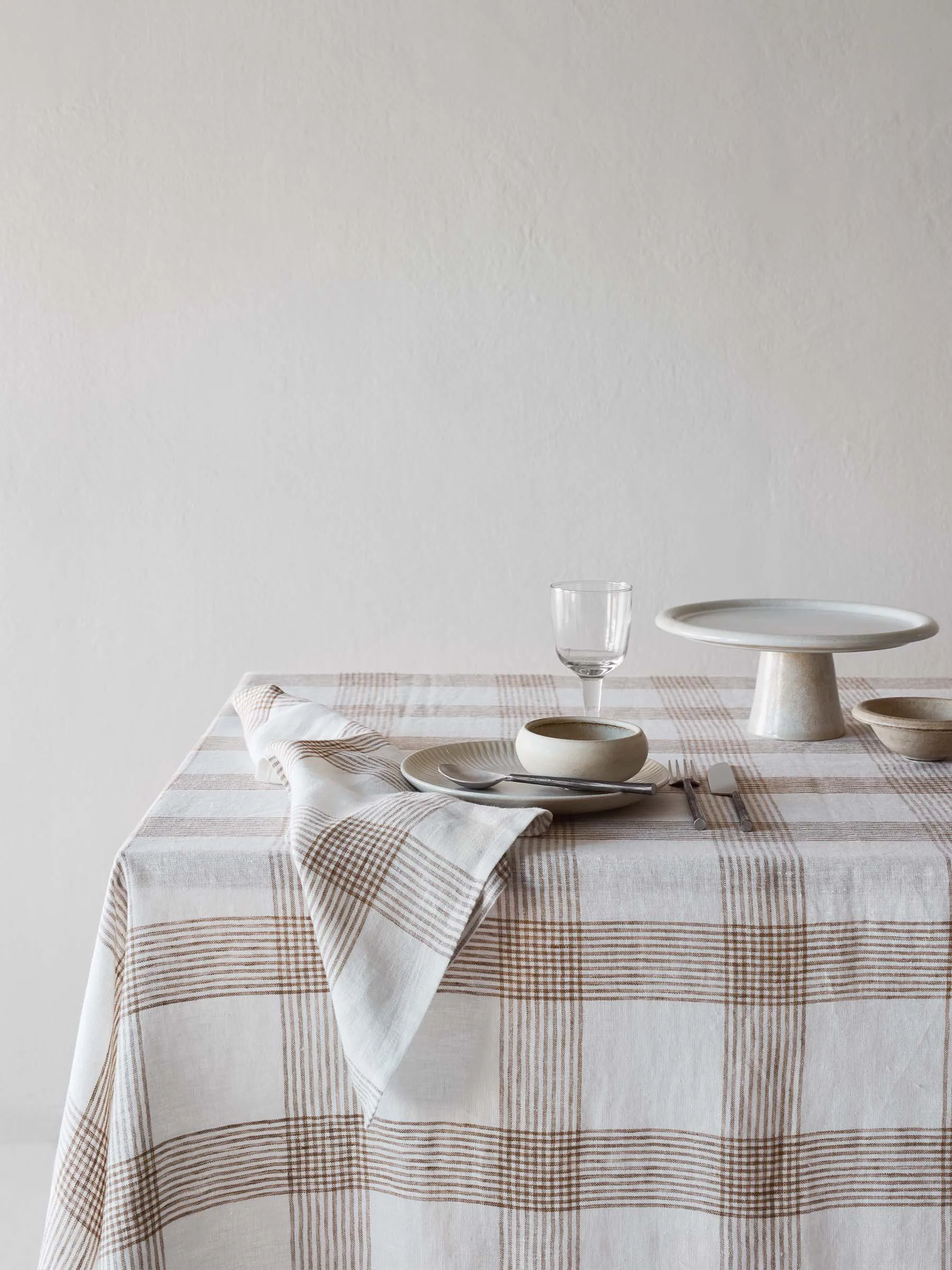 Odette stofserviet, Brown, 45x45 cm Tell Me More