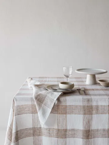 Odette stofserviet - Brown, 45x45 cm - Tell Me More