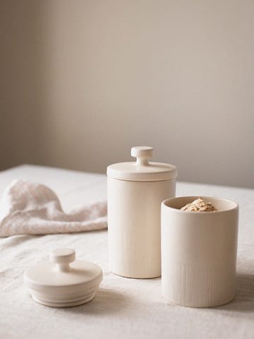 Palermo krukke med låg - Offwhite, medium 1,1 L - Tell Me More