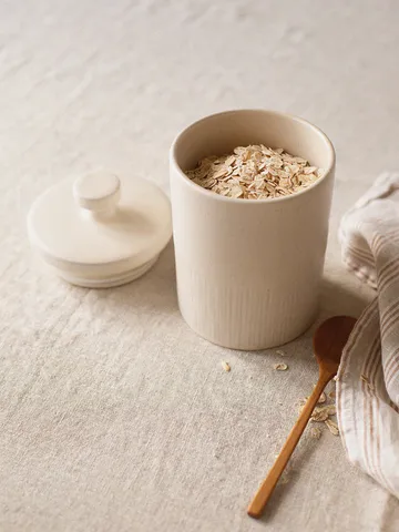 Palermo krukke med låg - Offwhite, small 0,95 L - Tell Me More