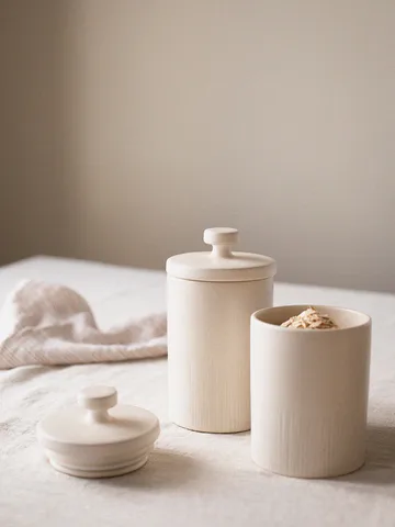 Palermo krukke med låg - Offwhite, small 0,95 L - Tell Me More