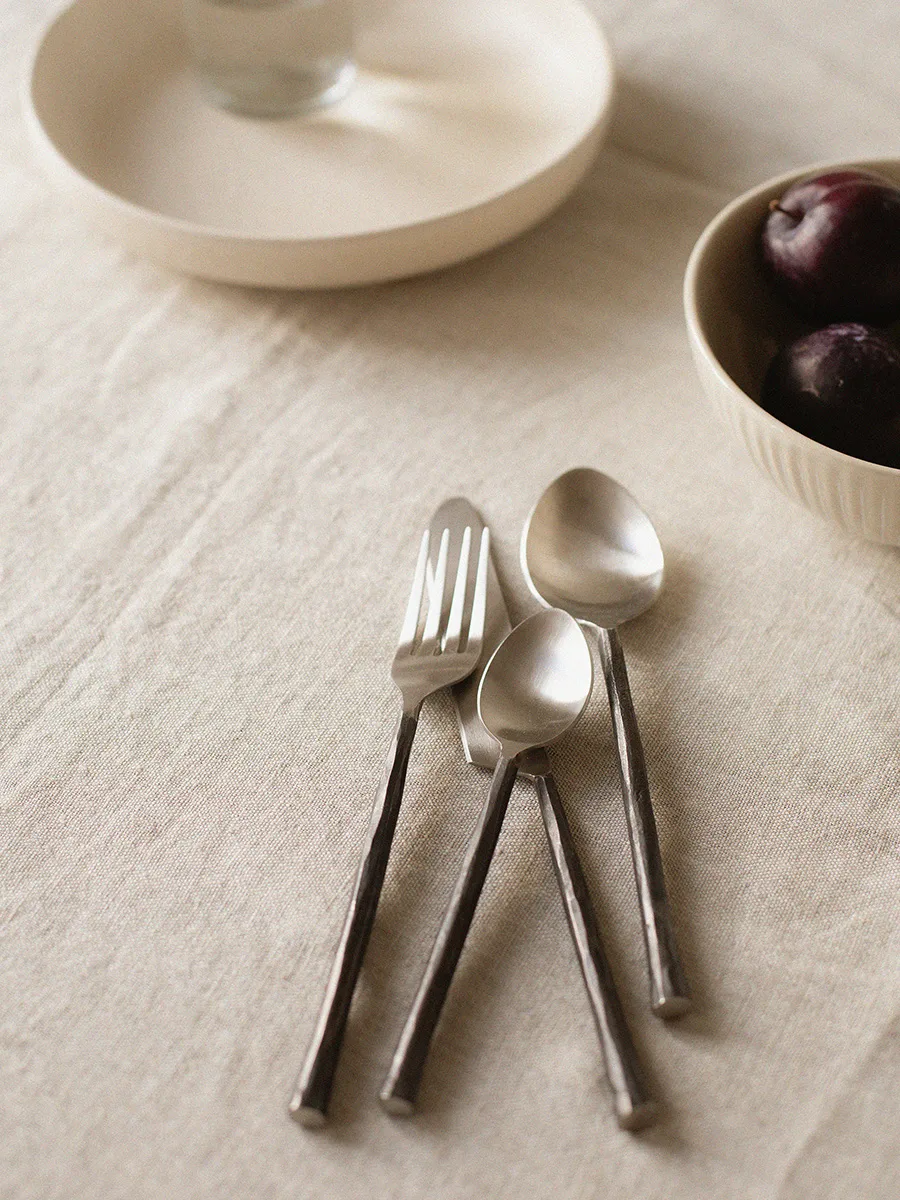 Steel bestik sæt 4 pak, Opoleret stål Tell Me More