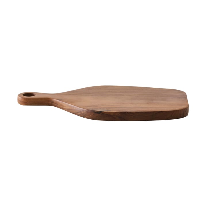 Teak serveringsbræt - 17,5 x 30 cm - Tell Me More
