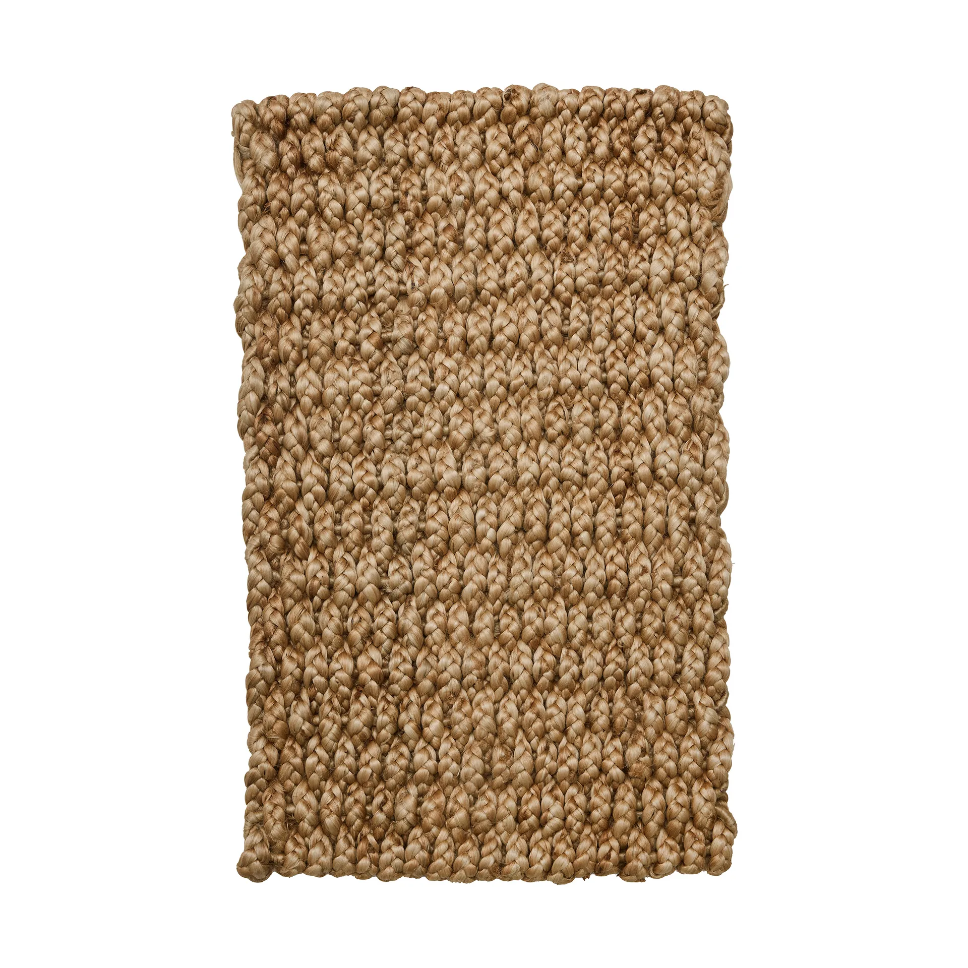 Tell Me More Braided jute dørmåtte 45x75 cm, Natural Tell Me More