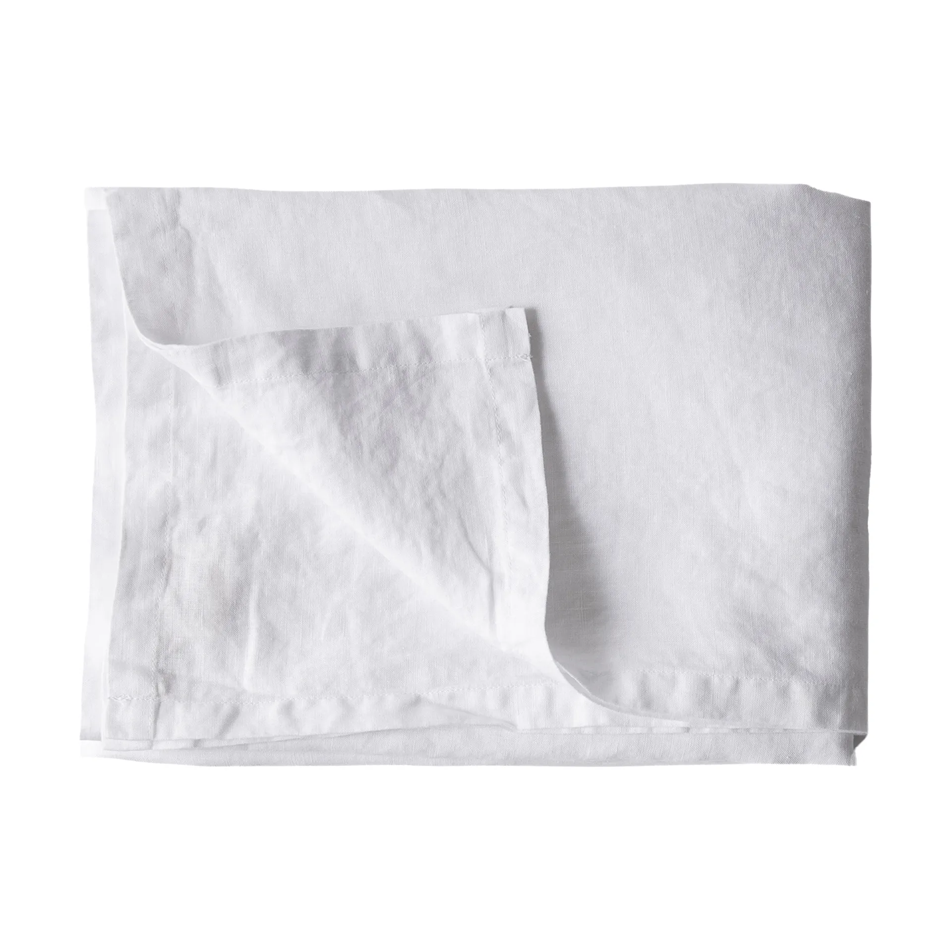 Tell Me More hørdug 145x330 cm, Bleached white Tell Me More