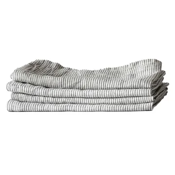 Tell Me More viskestykke hør 60x80 cm - Pinstripe - Tell Me More