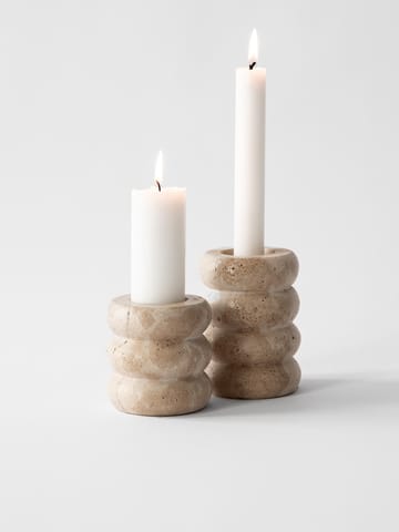 Travertine lysestage - Medium 8 cm - Tell Me More
