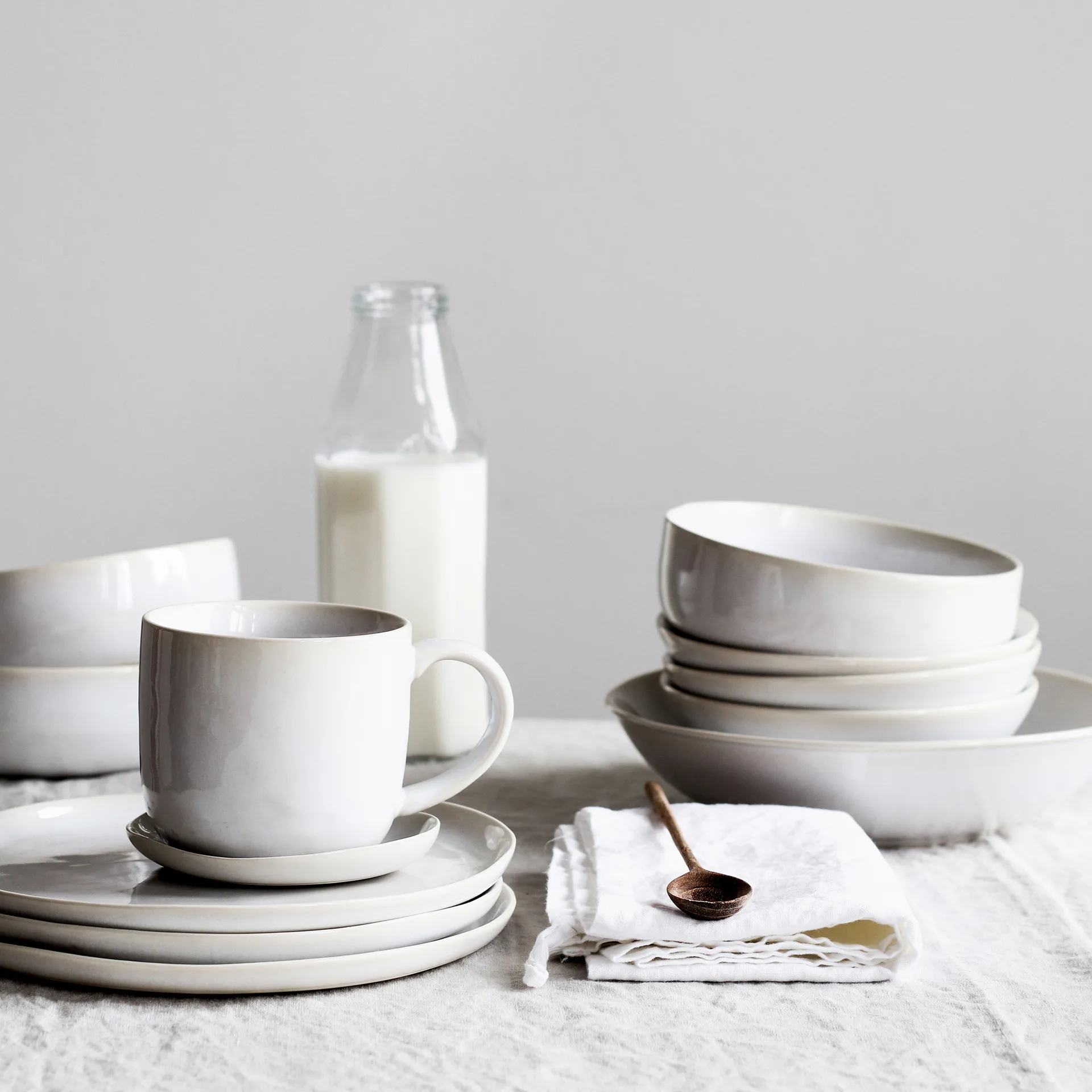 Vince skål S, Hvid Tell Me More