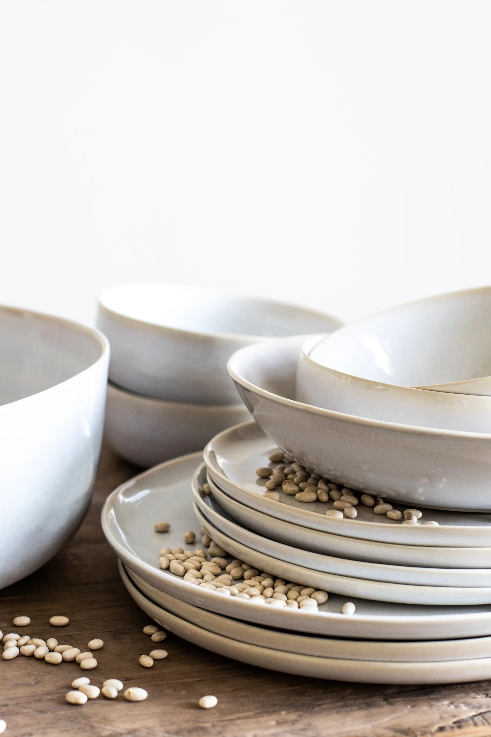 Vince tallerken 27 cm, Hvid Tell Me More