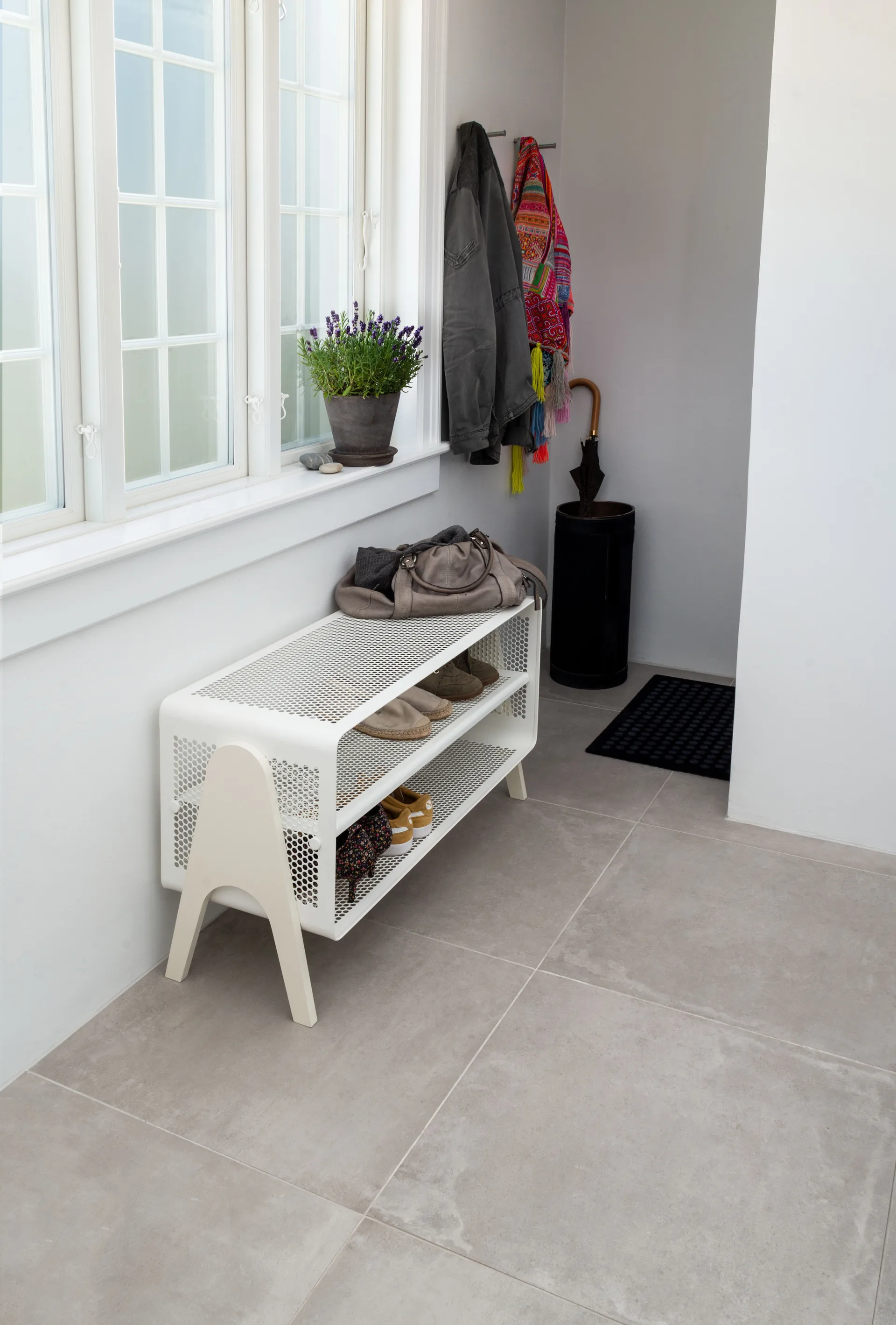 Dot dørmåtte, Black, 40x60 cm tica copenhagen