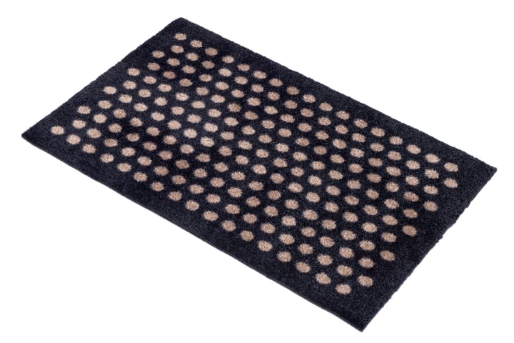 Dot dørmåtte, Black/sand, 40x60 cm tica copenhagen