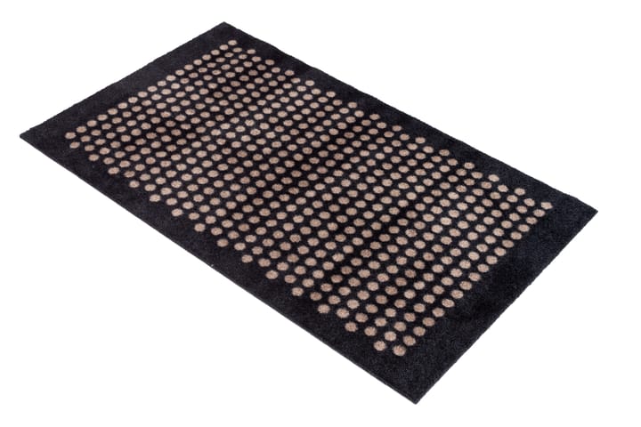 Dot dørmåtte, Black/sand, 60x90 cm tica copenhagen