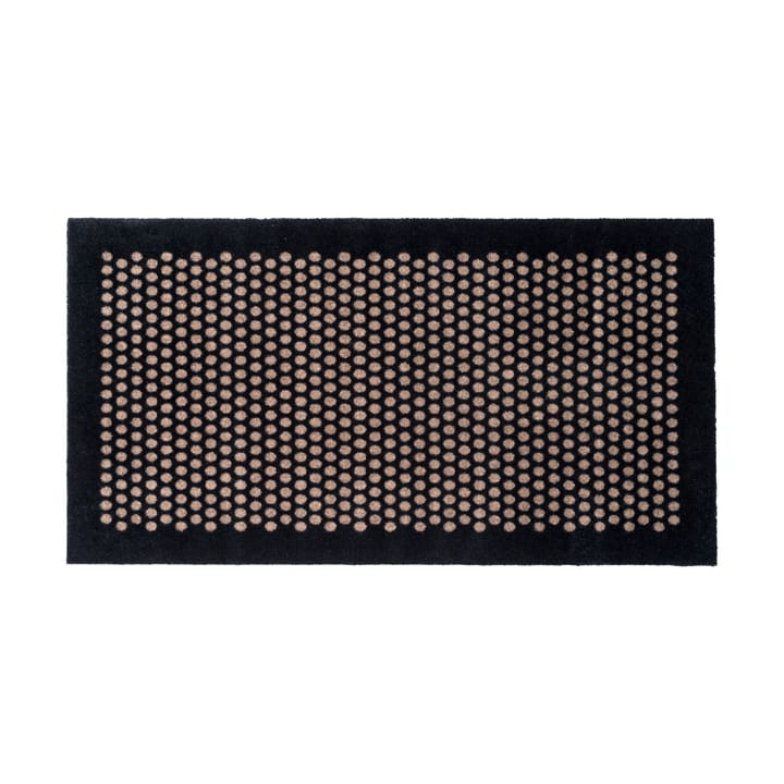 Dot entrétæppe/løber - Black/sand, 67x120 cm - Tica copenhagen