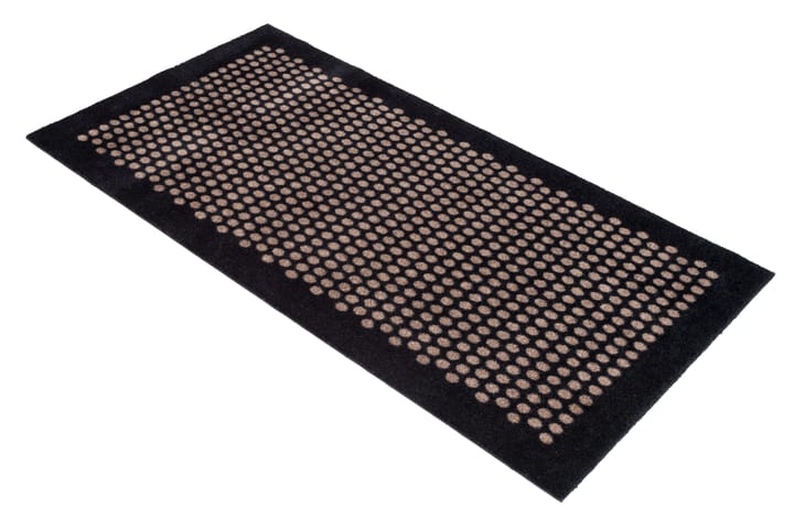 Dot entrétæppe/løber, Black/sand, 67x120 cm tica copenhagen