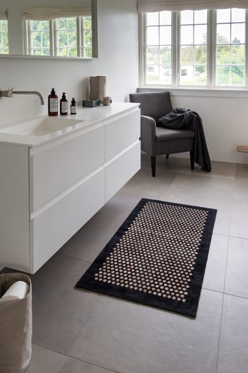 Dot entrétæppe/løber - Black/sand, 67x120 cm - tica copenhagen