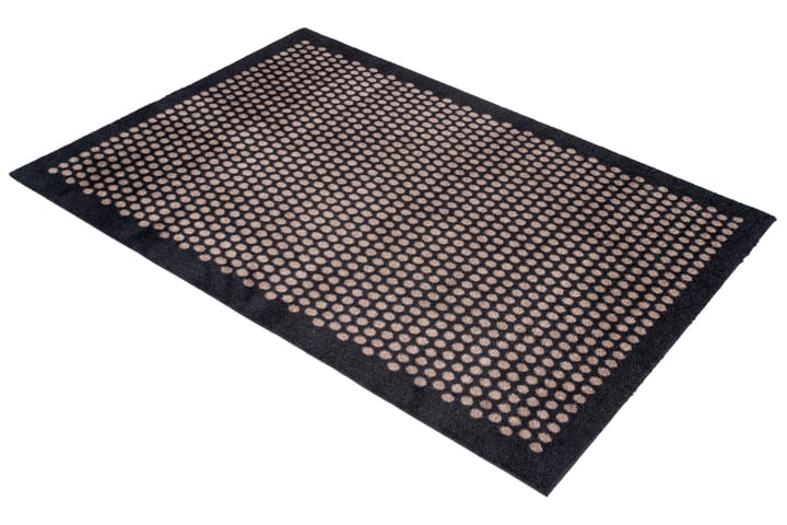 Dot entrétæppe/løber, Black/sand, 90x130 cm tica copenhagen