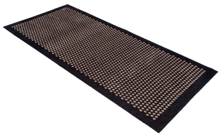 Dot entrétæppe/løber, Black/sand, 90x200 cm tica copenhagen