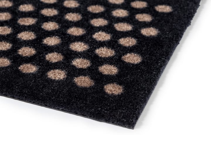 Dot entrétæppe/løber, Black/sand, 90x200 cm tica copenhagen