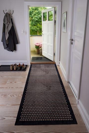 Dot entrétæppe/løber - Black/sand, 90x200 cm - tica copenhagen