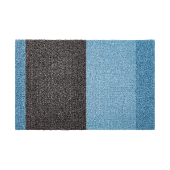 Stripes by tica, horisontal, dørmåtte - Blue/Steel grey, 40x60 cm - tica copenhagen