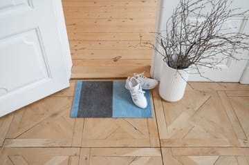 Stripes by tica, horisontal, dørmåtte - Blue/steel grey, 40x60 cm - tica copenhagen