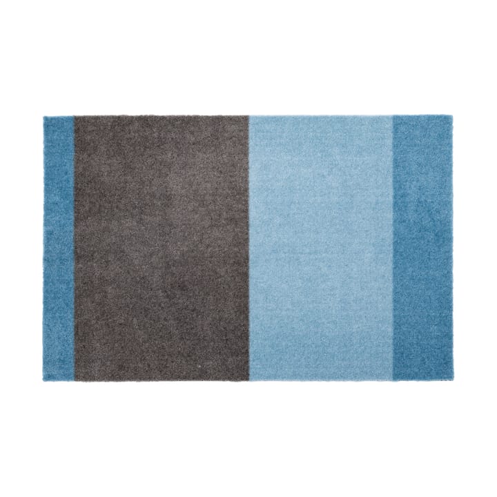 Stripes by tica, horisontal, dørmåtte - Blue/steel grey, 60x90 cm - Tica copenhagen