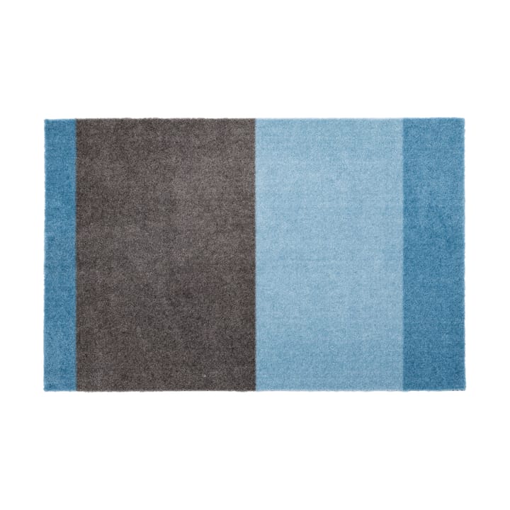 Stripes by tica, horisontal, dørmåtte - Blue/Steel grey, 60x90 cm - Tica copenhagen
