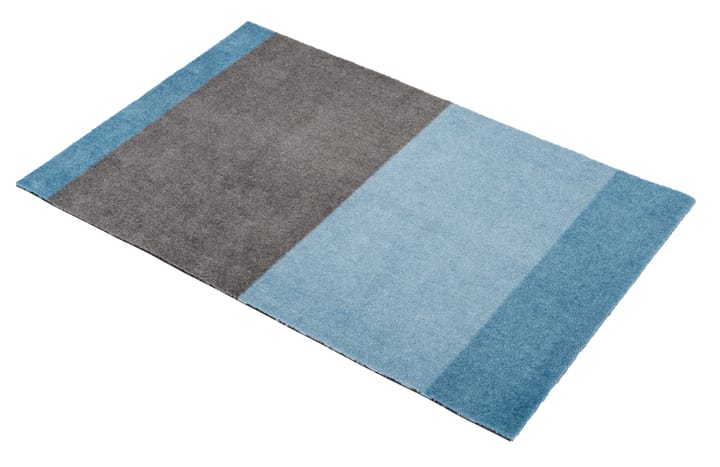 Stripes by tica, horisontal, dørmåtte, Blue/steel grey, 60x90 cm tica copenhagen