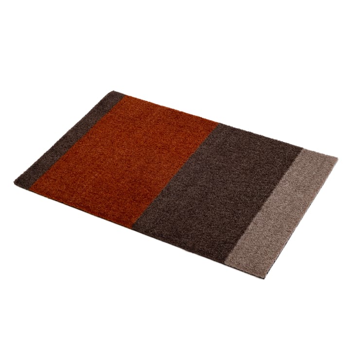 Stripes by tica, horisontal, dørmåtte, Brown/terrakotta, 40x60 cm tica copenhagen