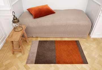 Stripes by tica, horisontal, dørmåtte - Brown/terrakotta, 60x90 cm - tica copenhagen