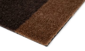 Stripes by tica, horisontal, dørmåtte - Cognac-dark brown-black, 60x90 cm - tica copenhagen