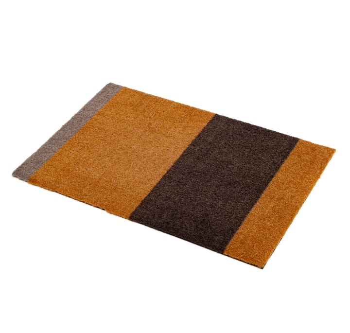 Stripes by tica, horisontal, dørmåtte, Dijon/brown/sand, 40x60 cm tica copenhagen