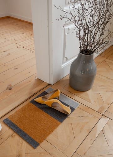 Stripes by tica, horisontal, dørmåtte - Dijon/brown/sand, 40x60 cm - tica copenhagen