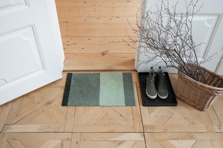 Stripes by tica, horisontal, dørmåtte, Green, 40x60 cm tica copenhagen