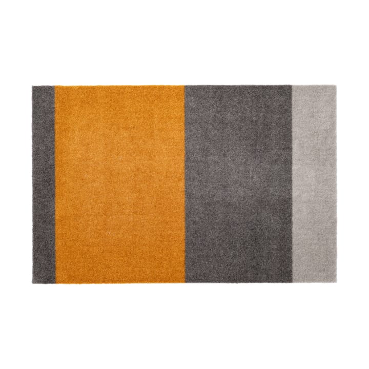 Stripes by tica, horisontal, dørmåtte - Grey/grey/dijon, 60x90 cm - Tica copenhagen